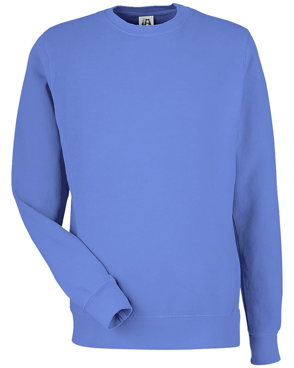 J. America Unisex Pigment-Dyed Fleece Crewneck Sweatshirt 8731