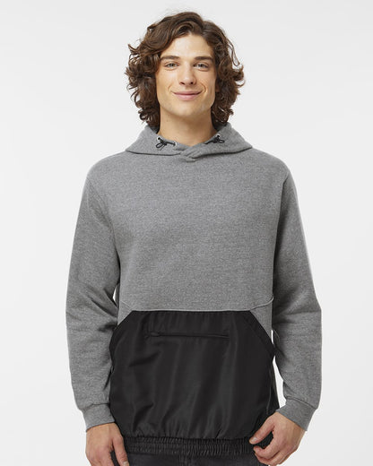 MV Sport Unisex Mixed Media Hooded Sweatshirt 23112 MV Sport Unisex Mixed Media Hooded Sweatshirt 23112