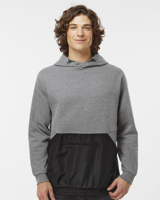 MV Sport Unisex Mixed Media Hooded Sweatshirt 23112