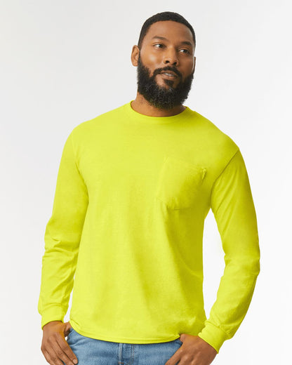 Gildan Unisex Ultra Cotton® Long Sleeve Pocket T-Shirt 2410 Gildan Unisex Ultra Cotton® Long Sleeve Pocket T-Shirt 2410