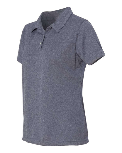 Sierra Pacific Women's Moisture Free Mesh Polo 5469 #color_Heathered Navy