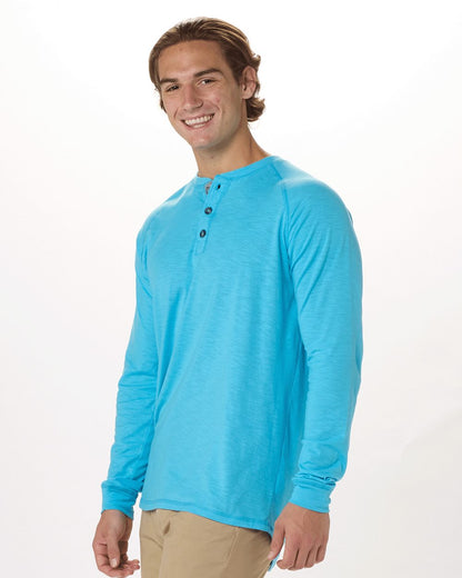 Boxercraft Henley Long Sleeve T-Shirt BM3101 Boxercraft Henley Long Sleeve T-Shirt BM3101