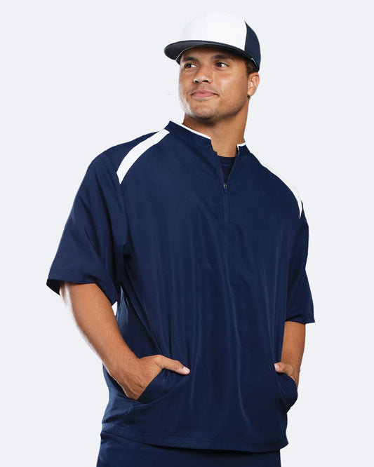 Holloway Men's Clubhouse Short Sleeve Quarter-Zip Pullover 229581