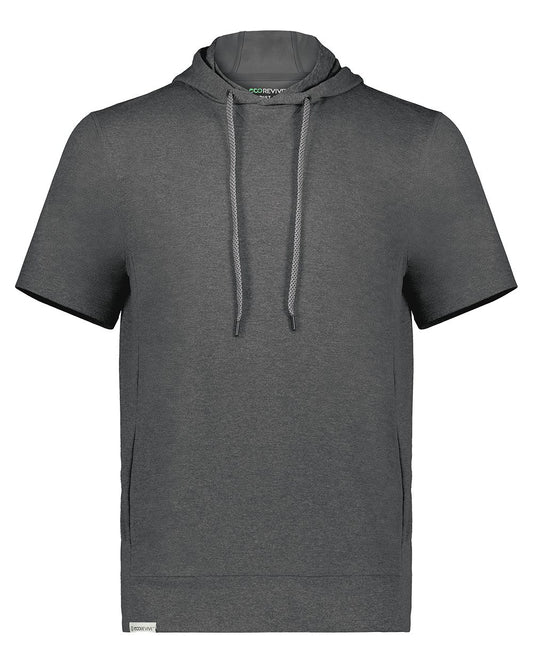 Holloway Men's Eco Revive™ Ventura Soft Knit Short Sleeve Hooded Sweatshirt 222505