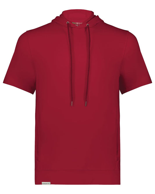 Holloway Youth Eco Revive™ Ventura Soft Knit Short Sleeve Hooded Sweatshirt 222605