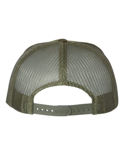 YP Classics Five-Panel Classic Trucker Cap 6006 #color_Multicam Tropic/ Green