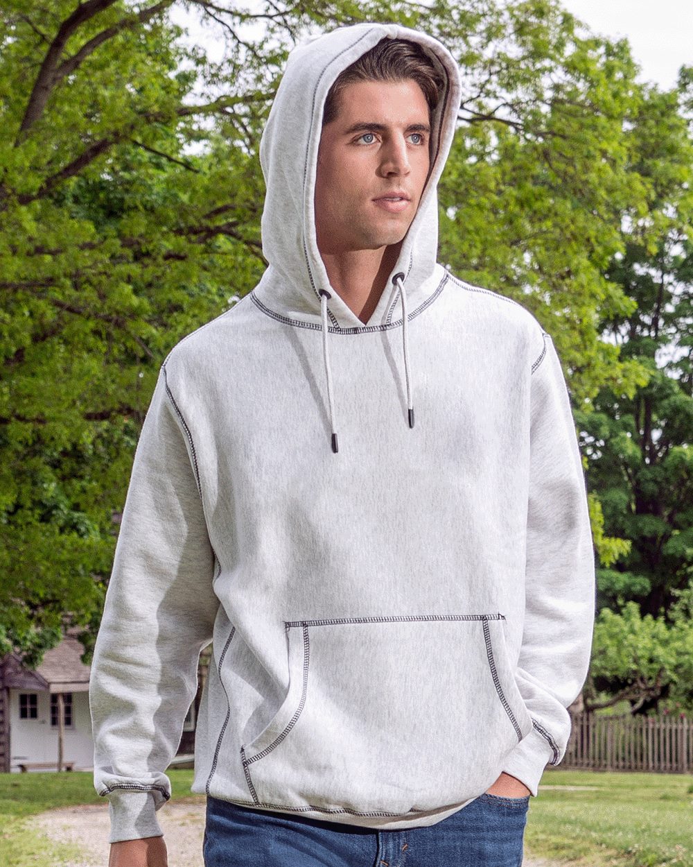 MV Sport Unisex Pro-Weave® Sideline Hooded Sweatshirt 20142
