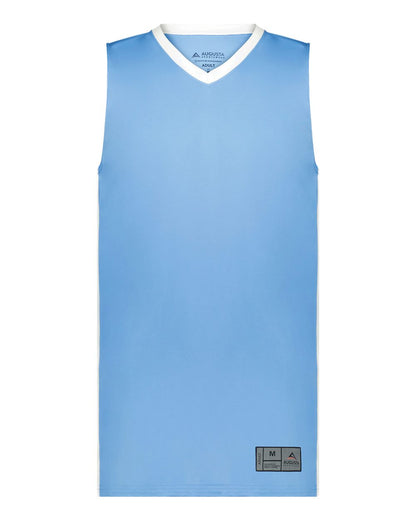 Augusta Sportswear Match-Up Basketball Jersey 6886 #color_Columbia Blue/ White