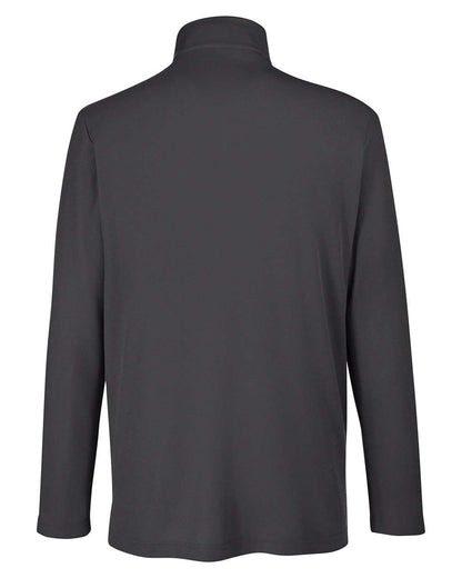 CORE365 Men's Fusion ChromaSoft™ Pique Quarter-Zip Pullover CE405 #color_Carbon