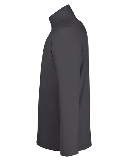 CORE365 Men's Fusion ChromaSoft™ Pique Quarter-Zip Pullover CE405 #color_Carbon