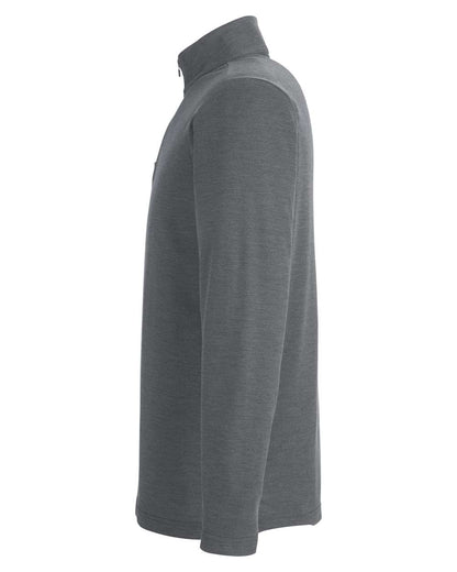 CORE365 Men's Fusion ChromaSoft™ Pique Quarter-Zip Pullover CE405 #color_Carbon Heather