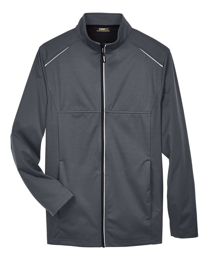 CORE365 Men's Techno Lite Three-Layer Knit Tech-Shell CE708 #color_Carbon