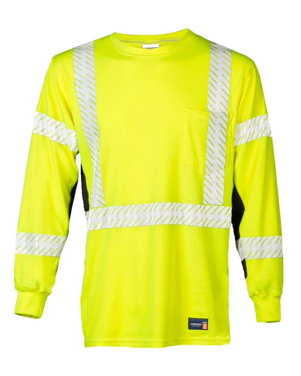 Kishigo Unisex Tall FR Long Sleeve T-Shirt F506T