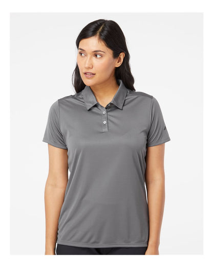 Adidas Women's 3-Stripes Shoulder Polo A325 #colormdl_Grey Five/ Black