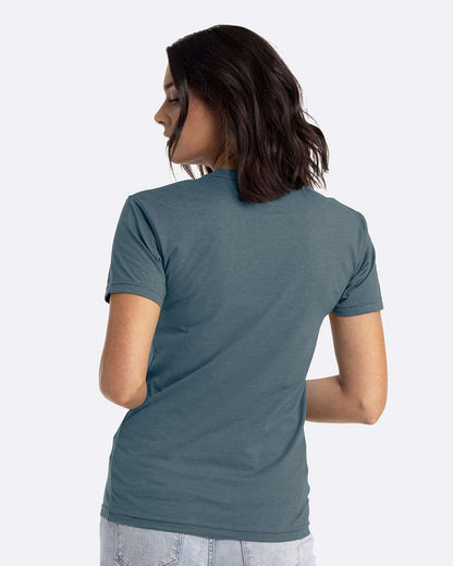 Next Level CVC T-Shirt 6210 #colormdl_Heather Slate Blue