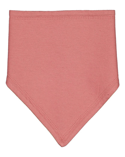 Rabbit Skins Infant Premium Jersey Bandana Bib 1012 #color_Mauvelous/ Natural