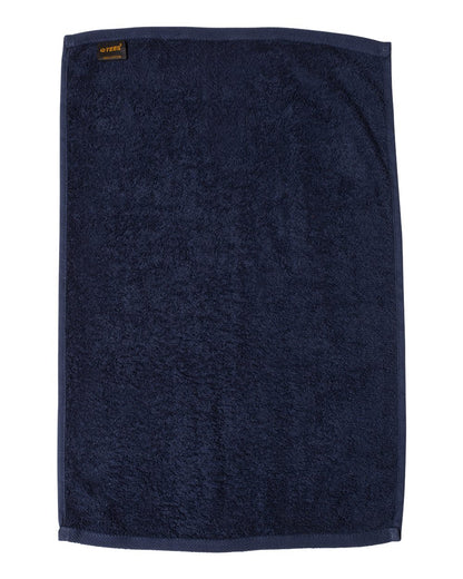 Q-Tees Deluxe Hemmed Hand Towel T300 #color_Navy