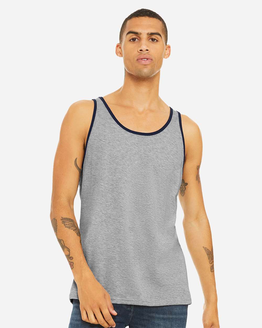 #colormdl_Athletic Heather/ Navy