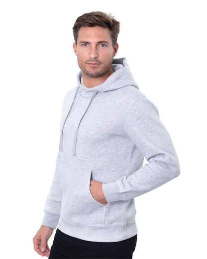 Threadfast Apparel Unisex Epic Fleece Pullover Hooded Sweatshirt T2000 #colormdl_Heather Grey