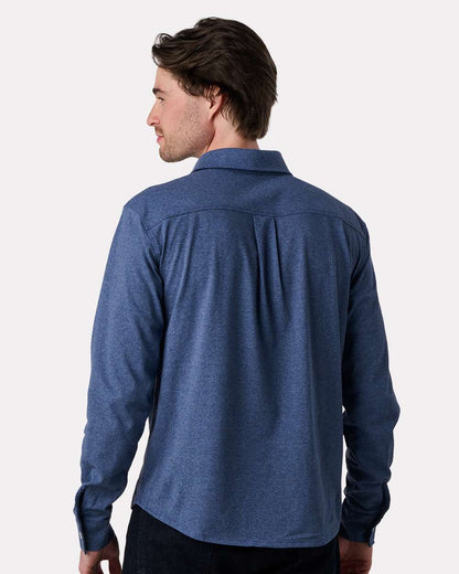 Recover Men's Eco Button Down Shirt EC650 #colormdl_Cobalt