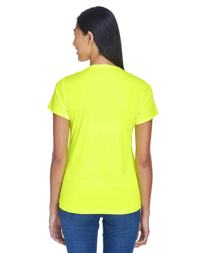 UltraClub Women's Cool & Dry Sport Performance Interlock T-shirt 8420L #colormdl_Bright Yellow