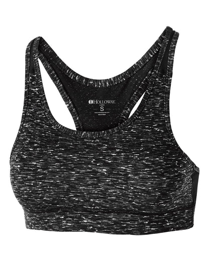 Holloway Women's Vent Sports Bra 223300 #color_Black Space Dye