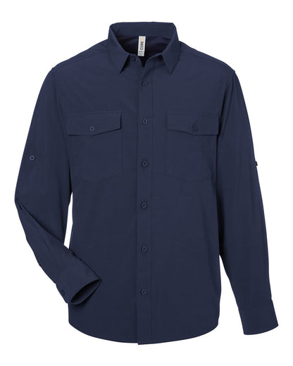 CORE365 Men's Ultra UVP® Marina Shirt CE510L #color_Classic Navy