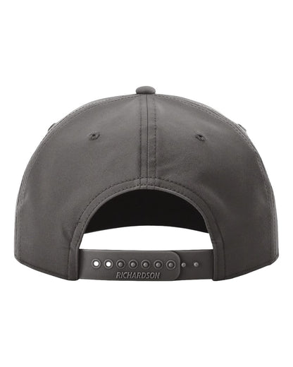 Richardson Five Panel Classic Rope Cap 258 #color_Dark Grey/ White