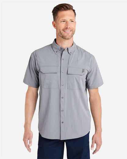 HUK Men's Creekbed Short Sleeve Shirt H150183 #colormdl_Night Owl