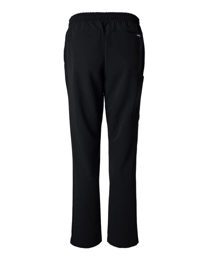 Jaanuu Men's Rhodes Everyday Straight-Leg Scrub Pants M20001 #color_Black