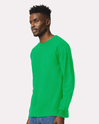 Gildan Unisex Ultra Cotton® Long Sleeve T-Shirt 2400 #colormdl_Irish Green