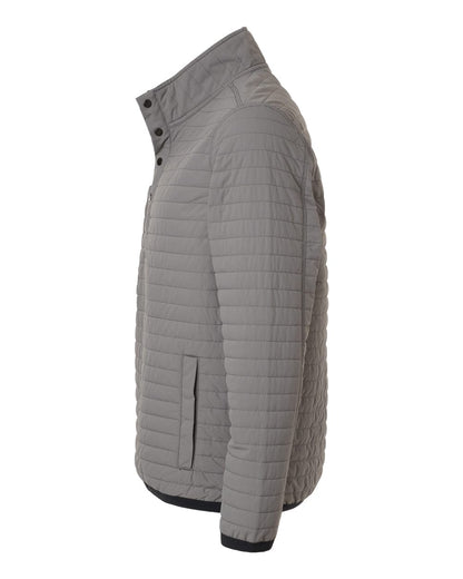 DRI DUCK Men's Keystone Quilted Pullover 5303 #color_Grey
