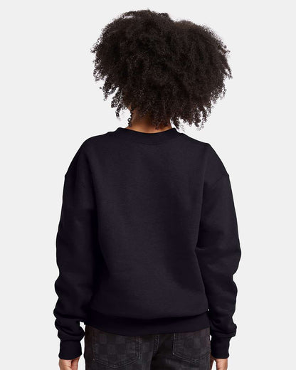 Hanes Youth EcoSmart® Crewneck Sweatshirt P360 #colormdl_Black