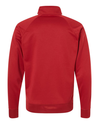 Independent Trading Co. Lightweight Poly-Tech Full-Zip Track Jacket EXP70PTZ #color_Brick Red