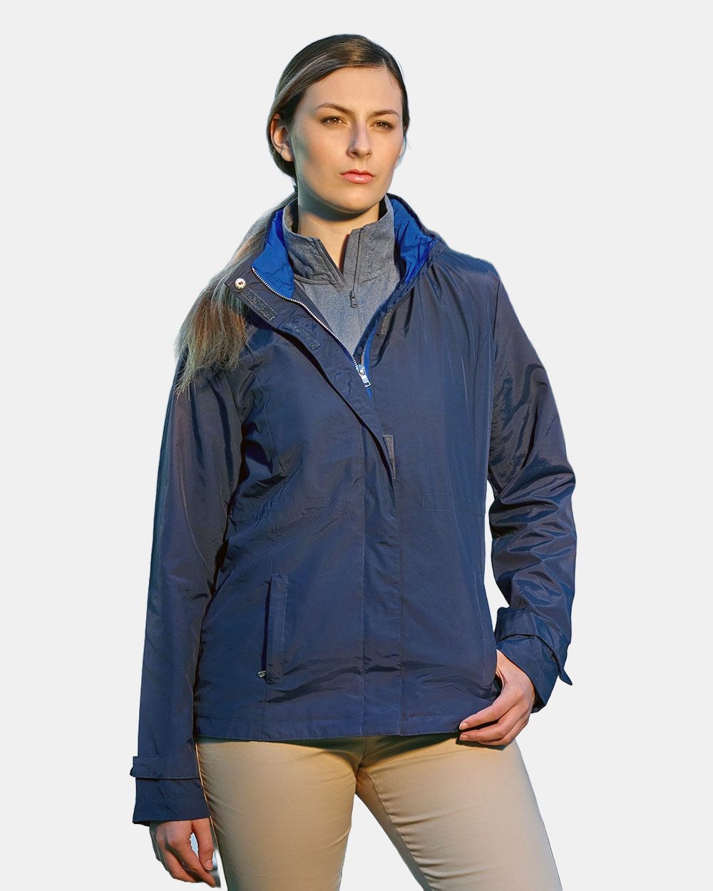 Nautica Women's Voyage Hooded Rain Jacket N17183