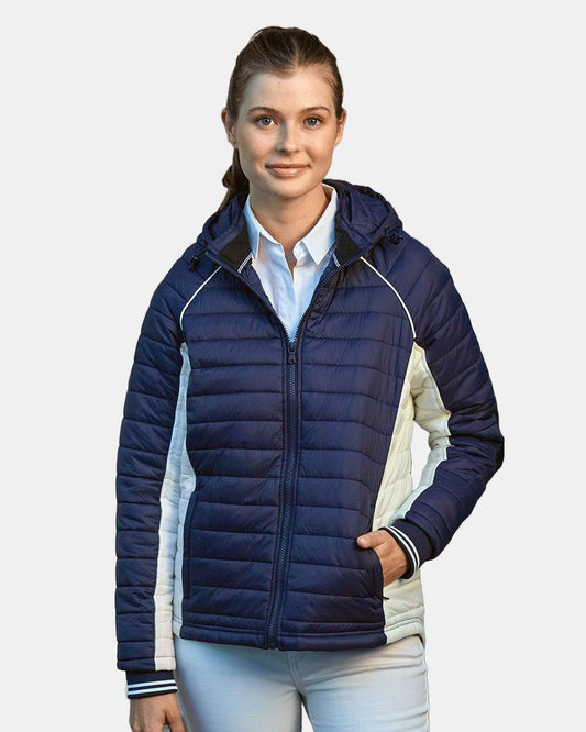 Nautica Women's Nautical Mile Hooded Puffer Jacket N17187