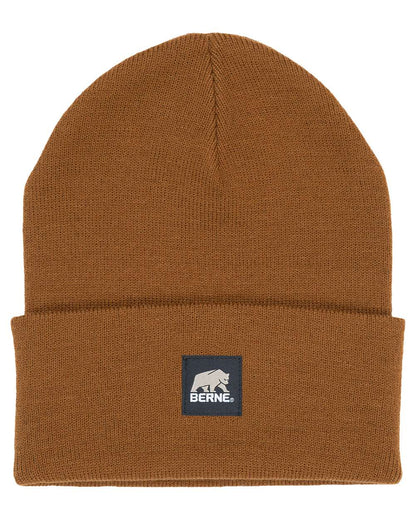 Berne Apparel Heritage Knit Cuff Beanie H150 #color_Brown