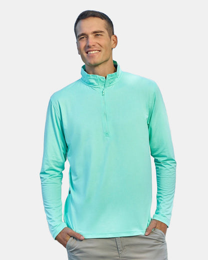 Nautica Men's Saltwater Quarter-Zip Pullover N17924 Nautica Men's Saltwater Quarter-Zip Pullover N17924