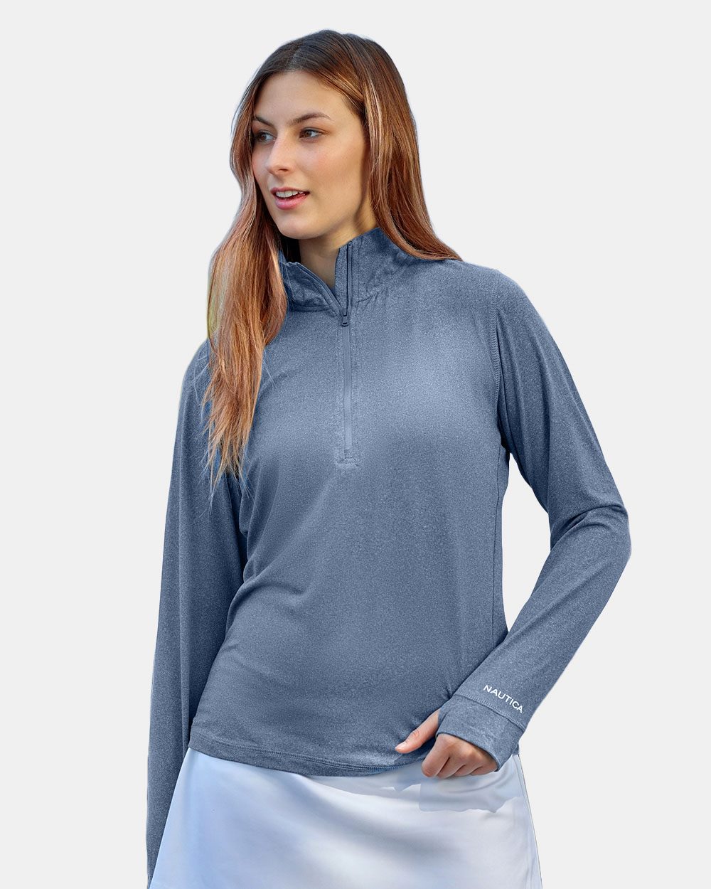 Nautica Women's Saltwater Quarter-Zip Pullover N17925