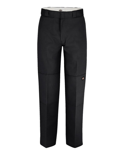 Dickies Men's Double Knee Work Pants 8528 #color_Black - 32I