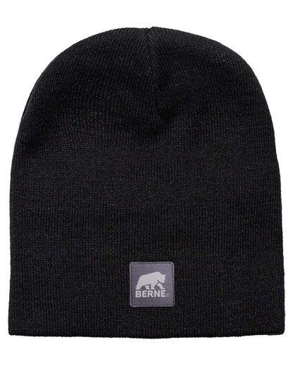 Berne Apparel Heritage Knit Beanie H149 #color_Black