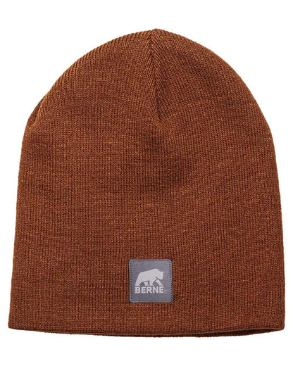 Berne Apparel Heritage Knit Beanie H149 #color_Brown Duck