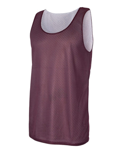 Badger Pro Mesh Reversible Tank Top 8529 #color_Maroon/ White