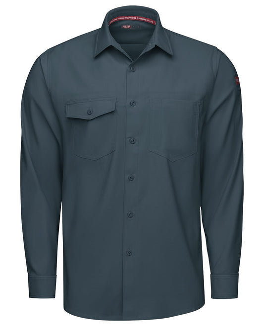 Red Kap Men's Tall Cooling Long Sleeve Work Shirt TSM4T