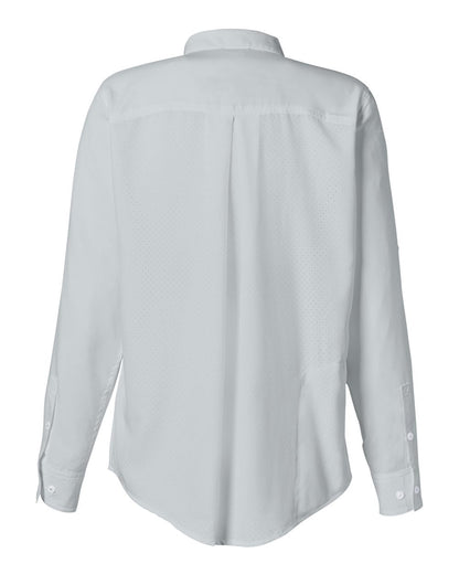 HUK Women's Tide Point Long Sleeve Shirt H615006 #color_Harbor Mist