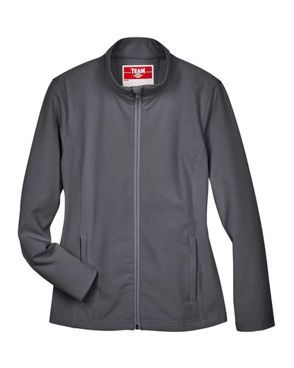 Team 365 Women's Leader Soft Shell Jacket TT80W #color_Sport Graphite