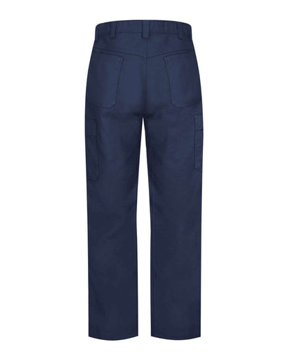 Red Kap Men's Extended Sizes Shop Pants PT2AEXT #color_Navy - 37 Unhemmed