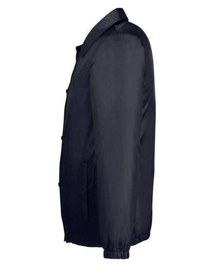 Team 365 Unisex Zone Protect Coaches Jacket TT75 #color_Black