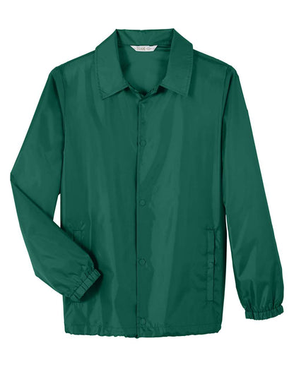 Team 365 Unisex Zone Protect Coaches Jacket TT75 #color_Sport Forest