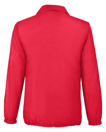 Team 365 Unisex Zone Protect Coaches Jacket TT75 #color_Sport Red